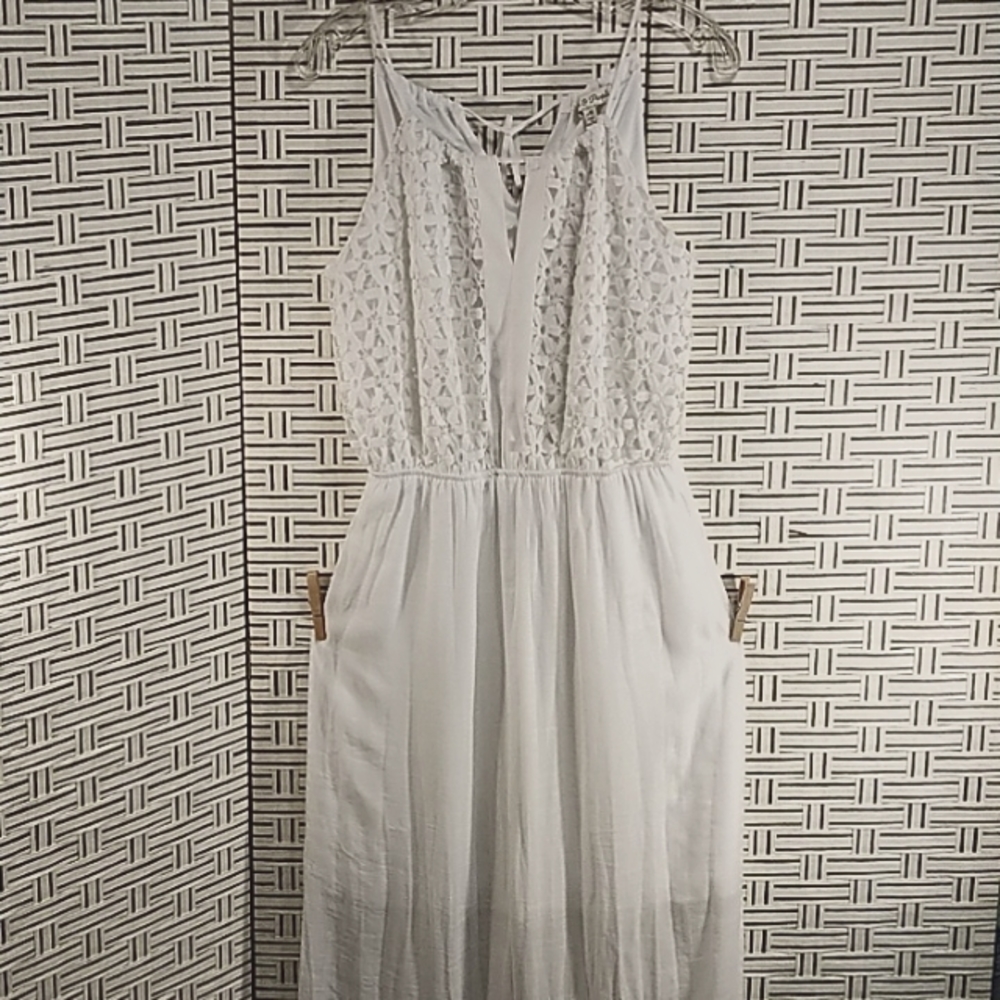 Mostly Rayon Maxi with Lace